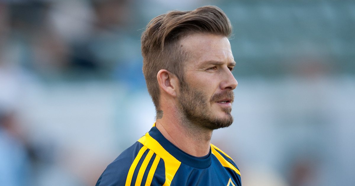 David Beckham side shave rave