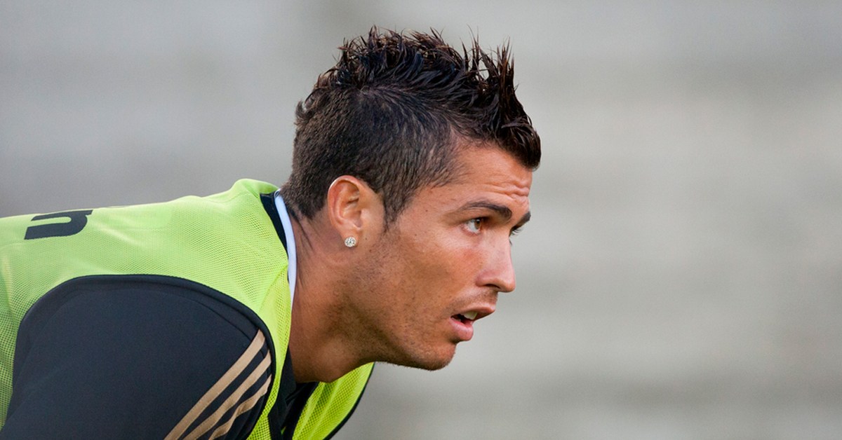 Cristiano Ronaldo pompadour