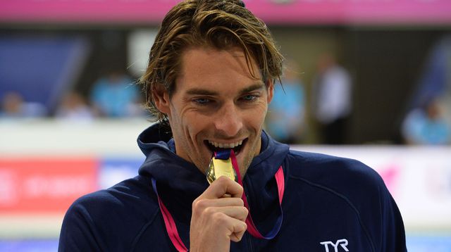 Camille Lacourt at the Rio Olympics in 2016