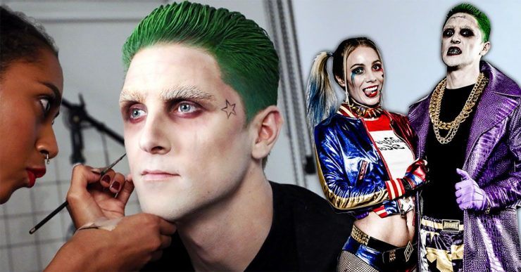 The Joker makeup tutorial