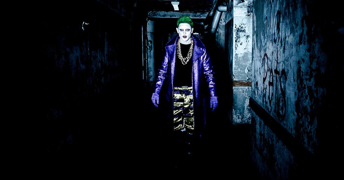 The Joker in a dark tunnel