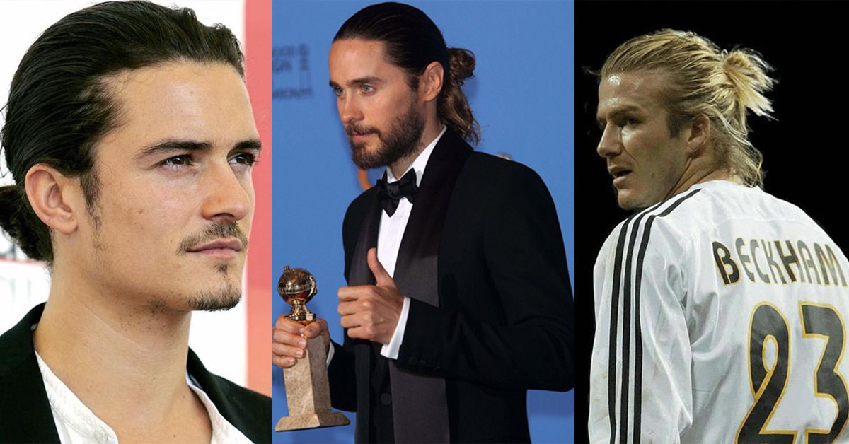 Celebrities with man bun