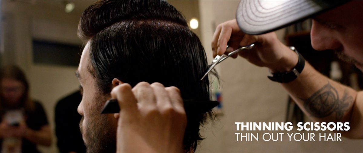 Thinning scissors thin out your hair