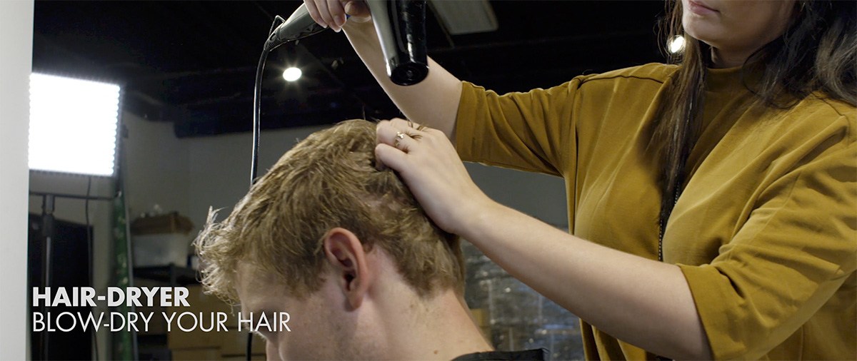 Blow dry your hair