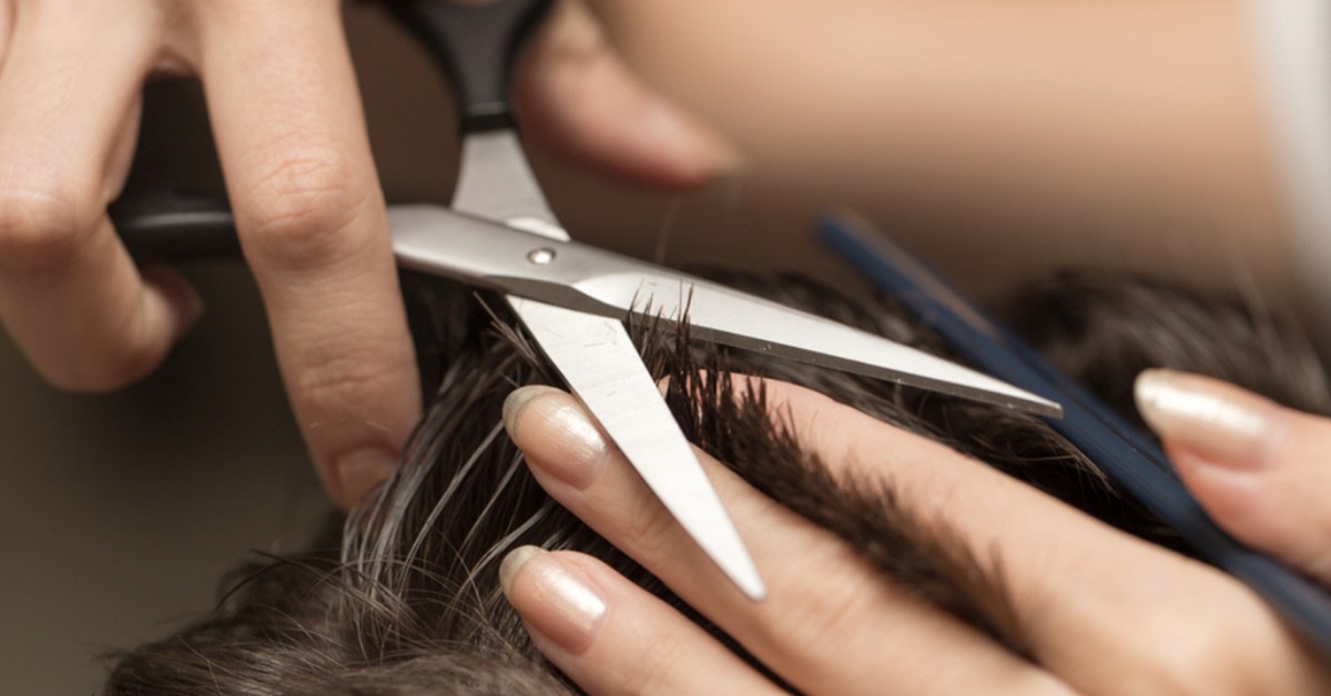 Cutting hair