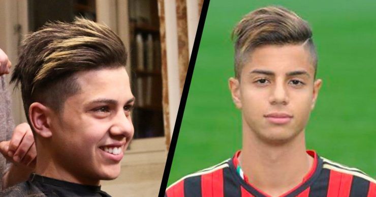 Hachim Mastour hairstyle