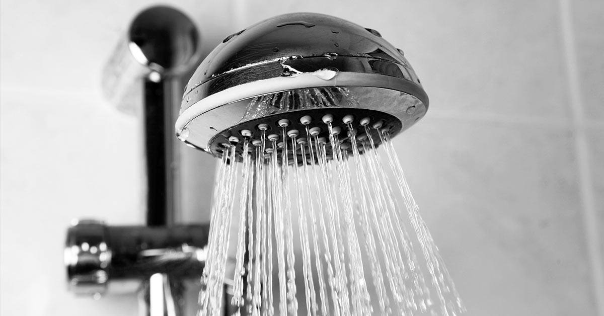 Shower head running