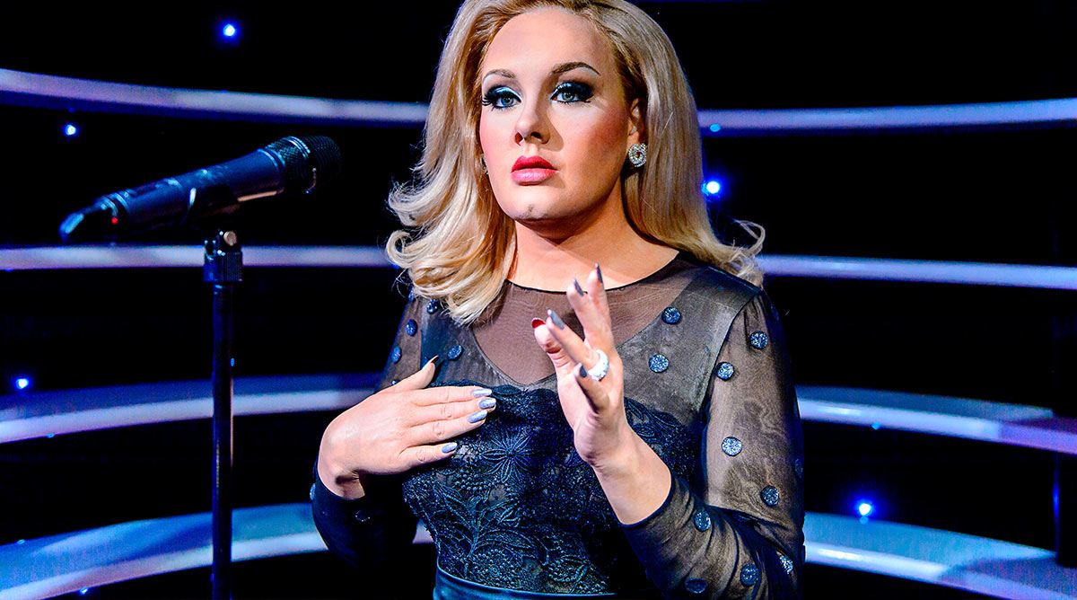 Adele on stage