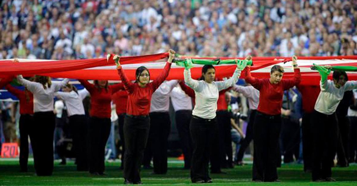 Volunteers at Super Bowl