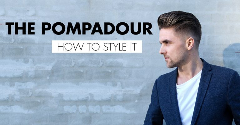 How to style a pompadour